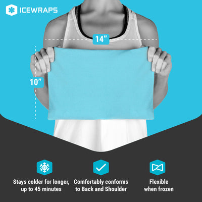 IceWraps 10x14 Standard Cold Therapy Clay Pack with Cover
