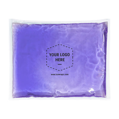 Custom Ice Pack - 10x12 Reusable Gel Pack | Personalized Ice Packs for Dental & Aesthetic Clinics, Chiropractors