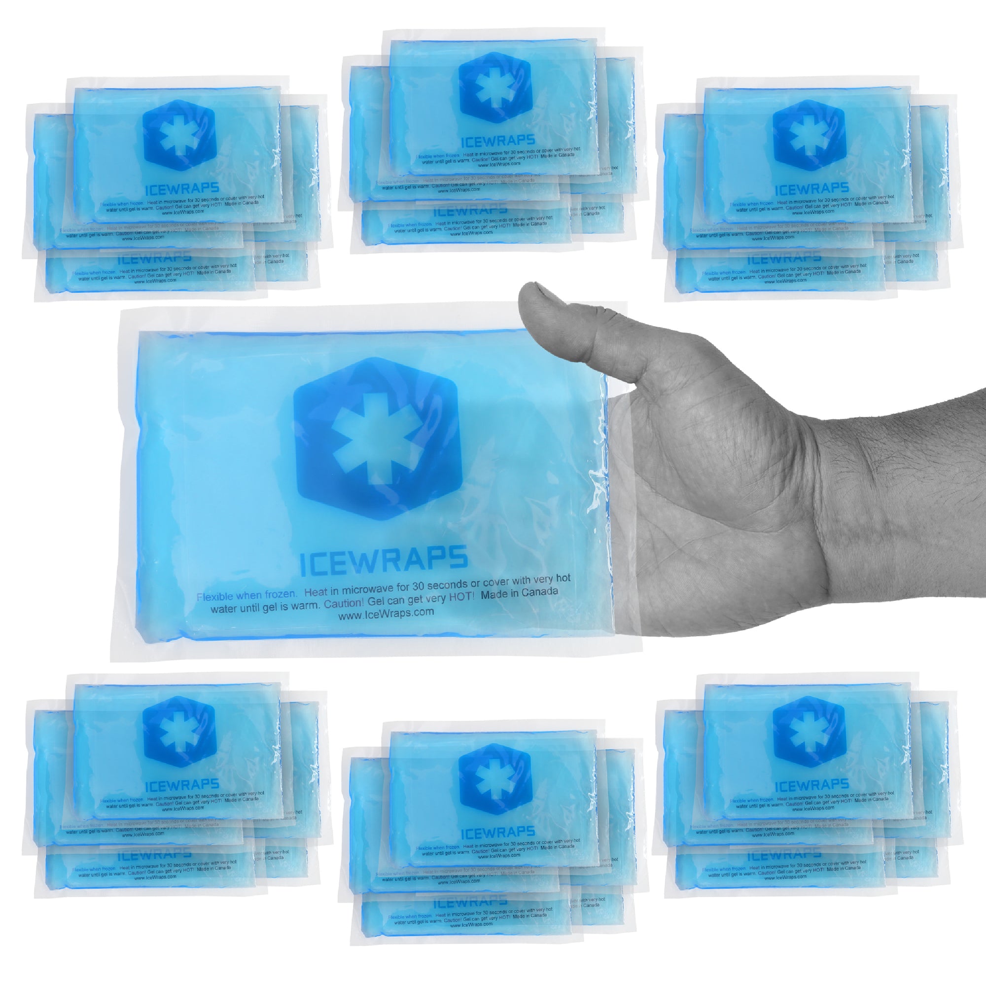 IceWraps 3x5 Reusable Multipurpose Hot/Cold Gel Pack