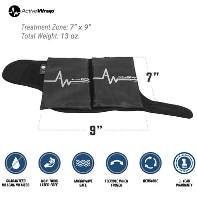 ActiveWrap Wrist Hand Heat/Ice Compression Therapy Wrap