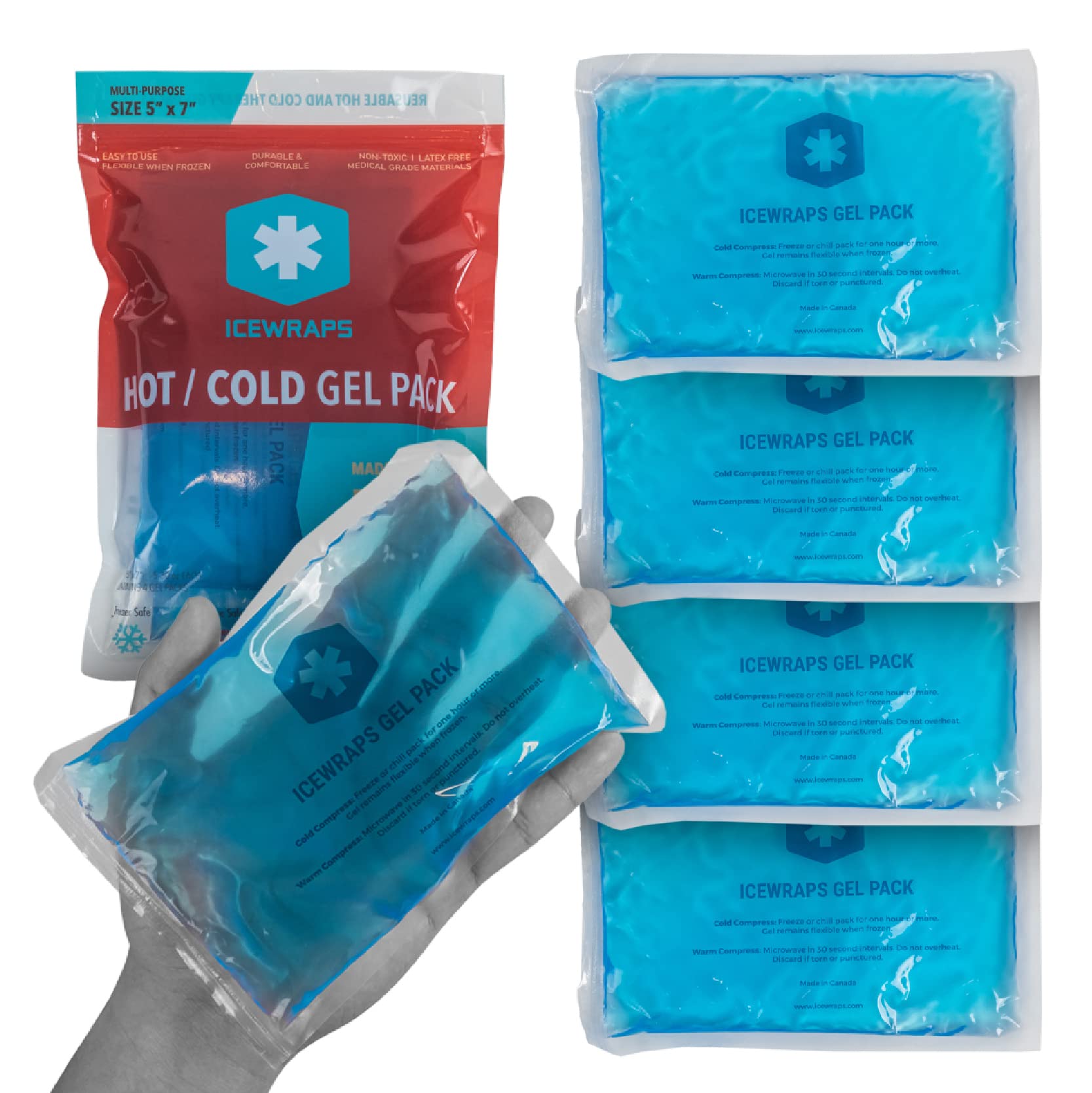 5 x 7 Inch Reusable Gel Ice Pack / Hot Pack