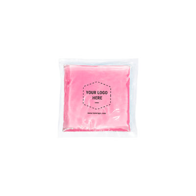 Custom Ice Pack - 3x3 Reusable Gel Pack | Personalized Ice Packs for Dental & Aesthetic Clinics