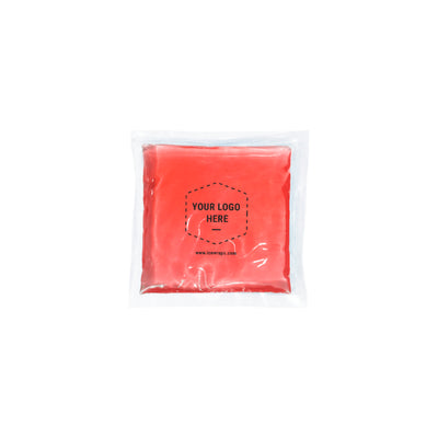 Custom Ice Pack - 3x3 Reusable Gel Pack | Personalized Ice Packs for Dental & Aesthetic Clinics