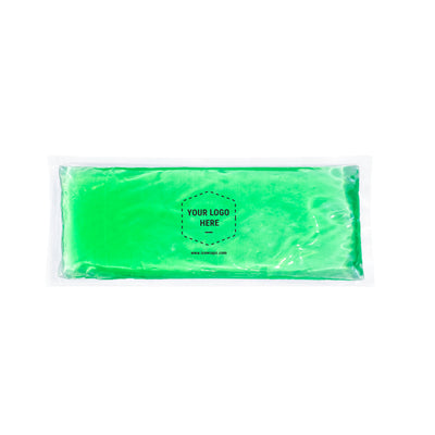 Custom Ice Pack - 4x10 Reusable Gel Pack | Personalized Ice Packs for Dental & Aesthetic Clinics, Chiropractors