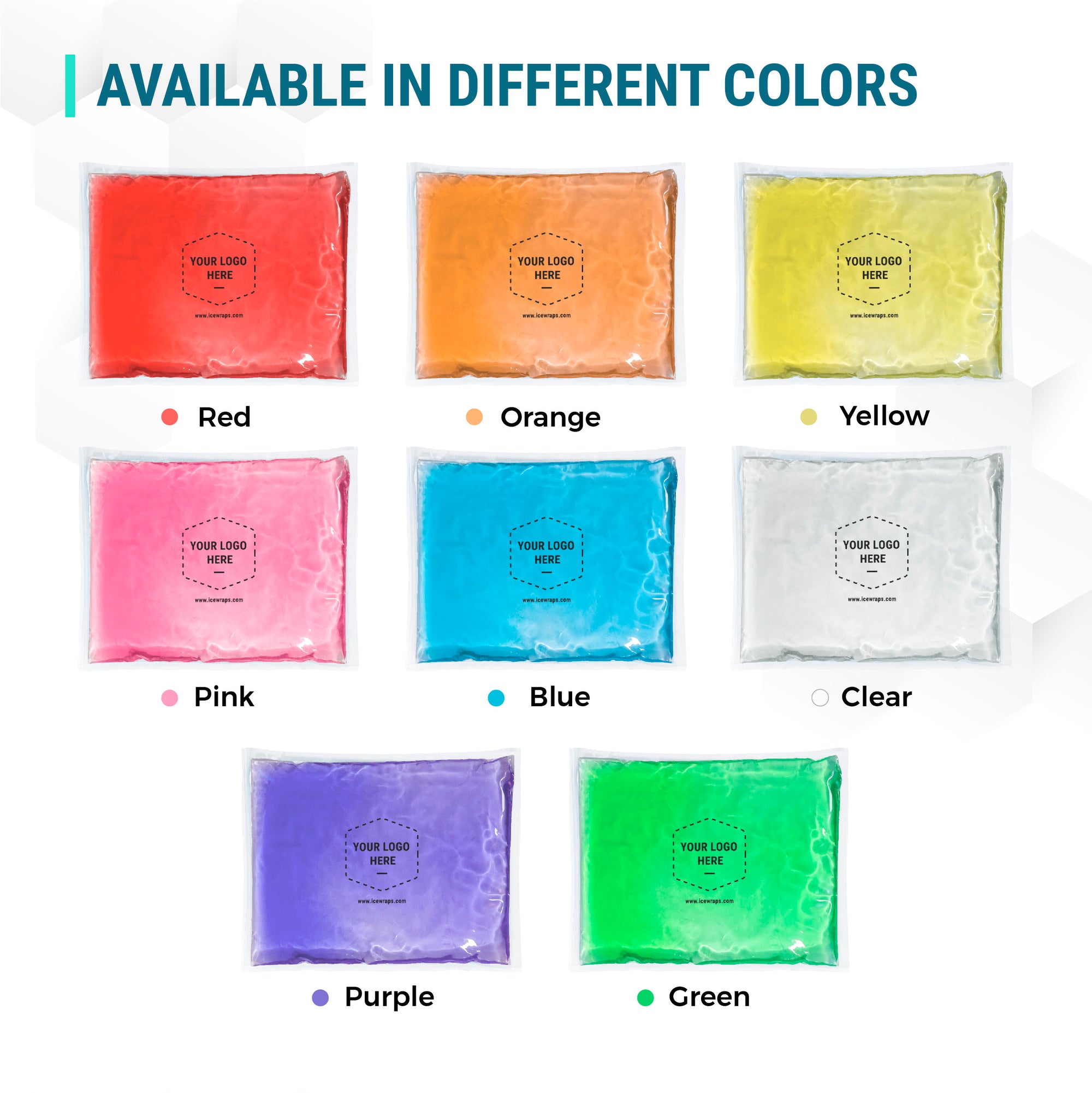 Custom Ice Pack - 8x10 Reusable Gel Pack | Personalized Ice Packs for Dental & Aesthetic Clinics, Chiropractors