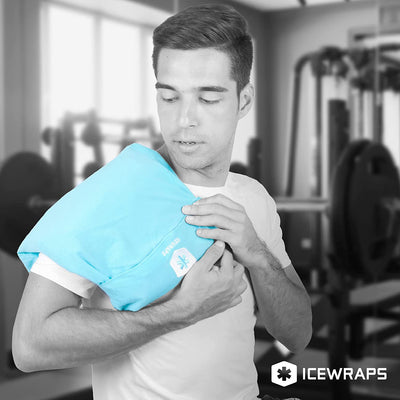 IceWraps 12x21 Oversize Cold Therapy Clay Pack with Cover