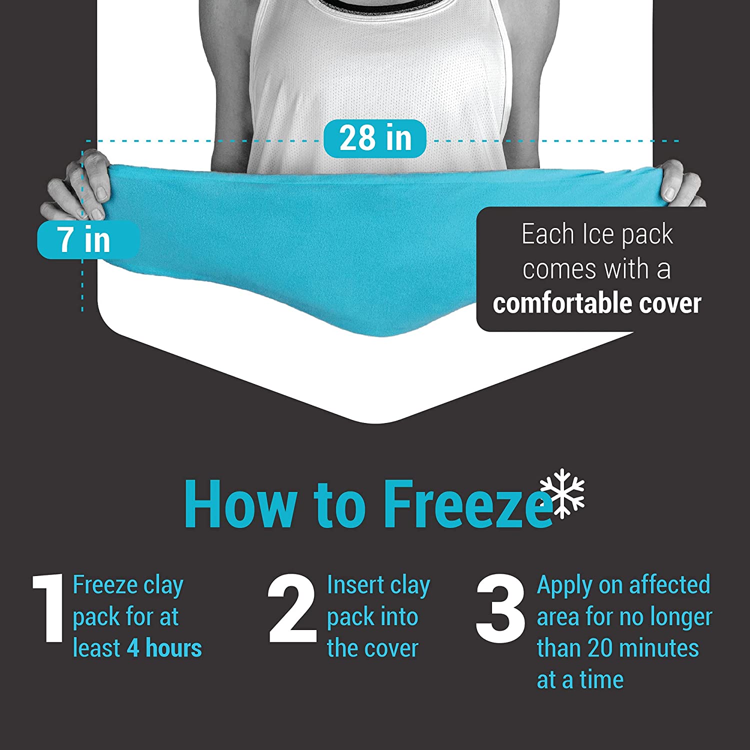 IceWraps Extra Large Neck Ice Pack With Soft Cover