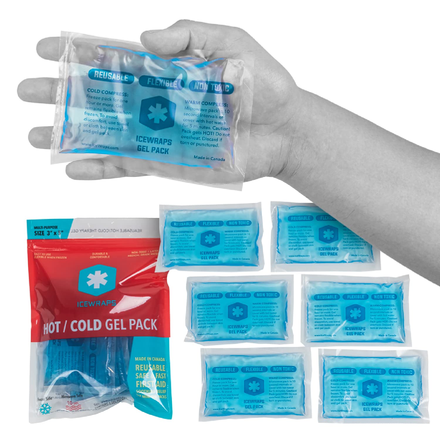 Reusable Hot / Cold Gel Pack 5 x 11